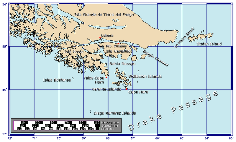 Карта острова Эстадос