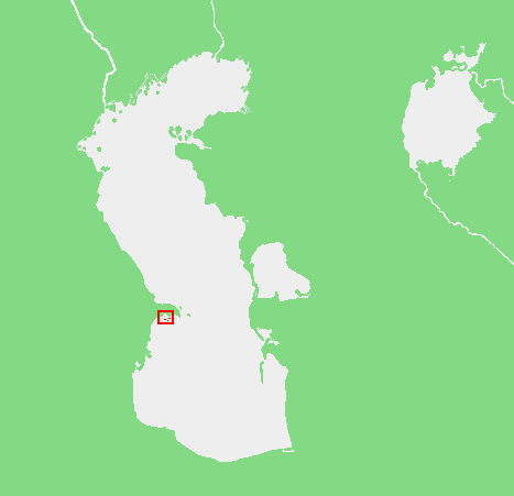 Бакинский архипелаг на карте
