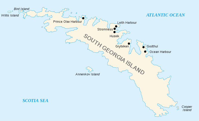 Расположение острова Анненкова на карте