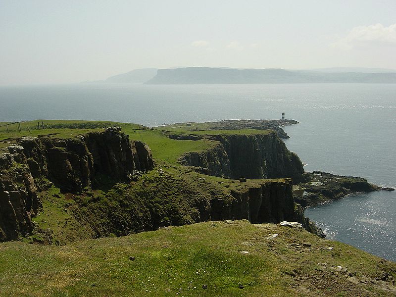 Вид на южную оконечность острова в сторону берега Ирландии