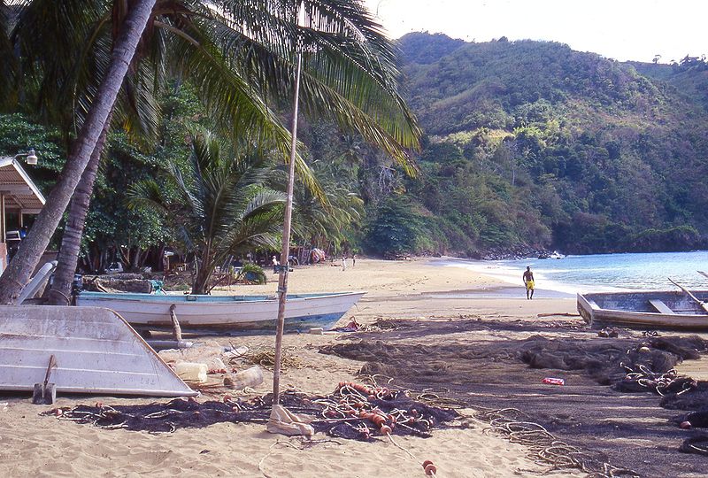 пляж в деревне Кастара, Тобаго
