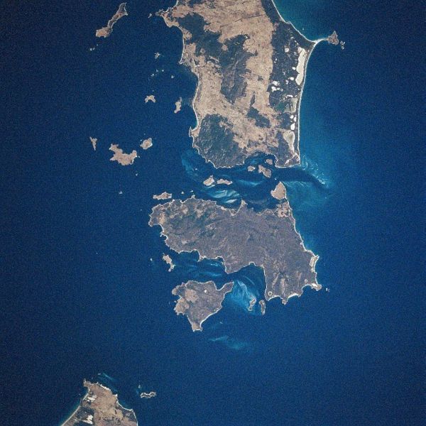 Космический снимок острова Кейп-Баррен