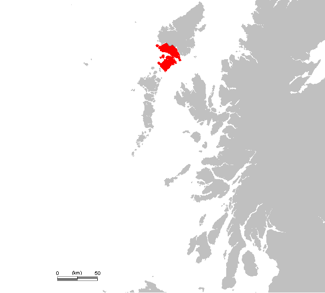 Остров Харрис на карте