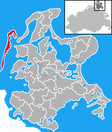 Коммуна Хиддензее на карте