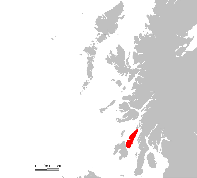 Остров Джура на карте