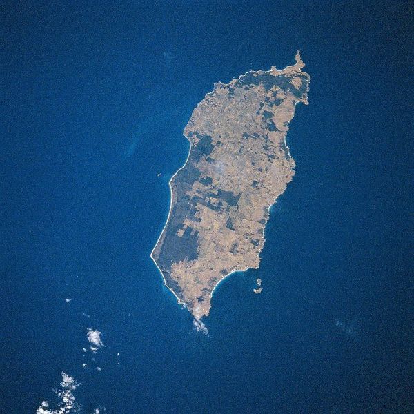Снимок с космоса острова Кинг