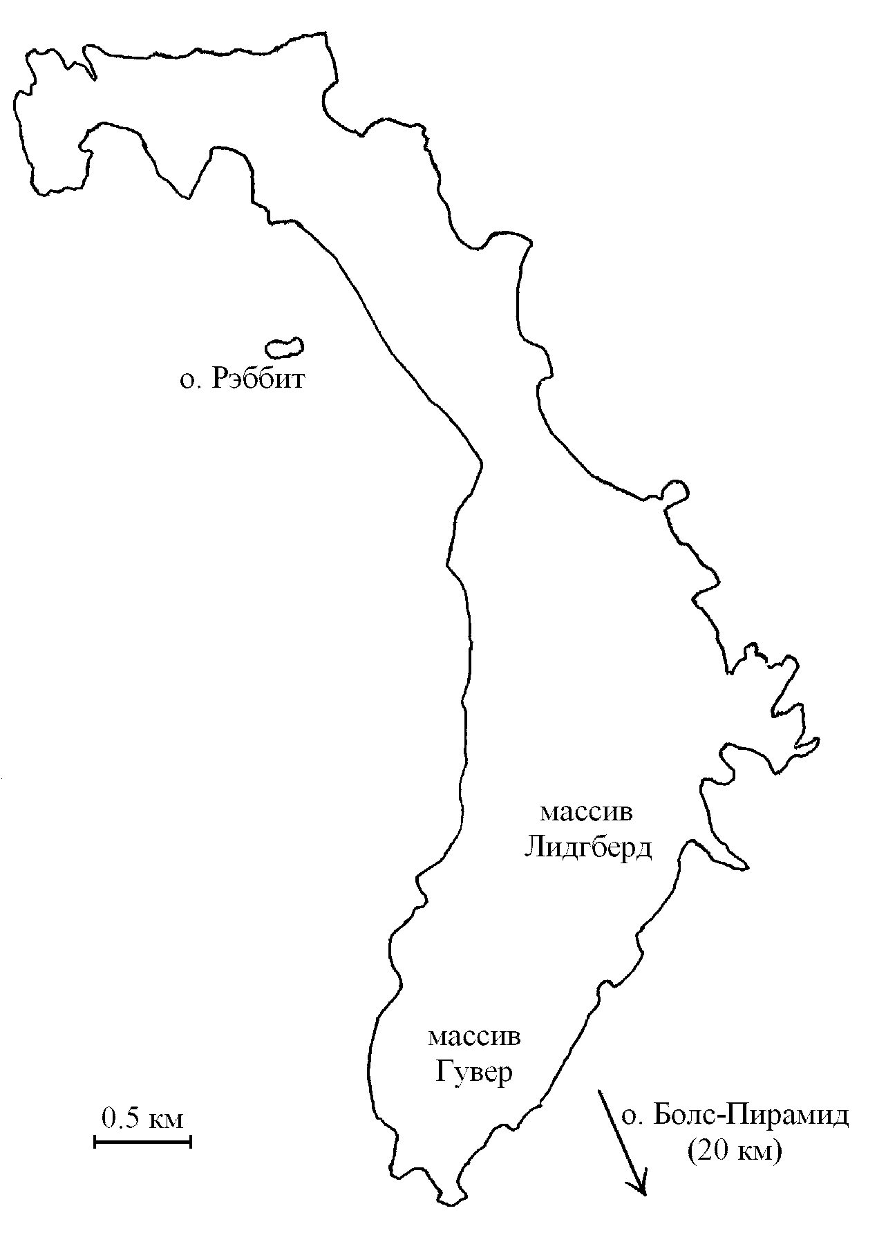 Карта острова Лорд-Хау