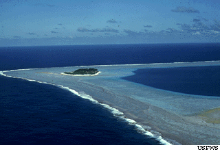 Вид с воздуха острова Розе