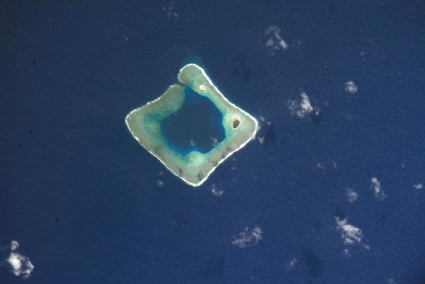 Космический снимок острова Розе