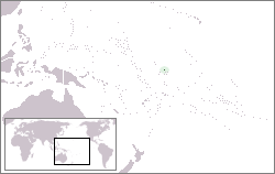 Острова Кантон и Эндербери на карте