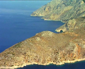 Вид острова Юра с высоты птичьего полёта