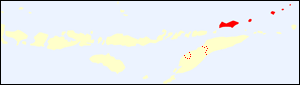 Барат-Дая на карте Малых Зондских островов
