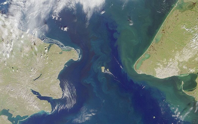 Спутниковая фотография острова Диомида