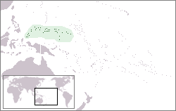 Каролинские острова на карте