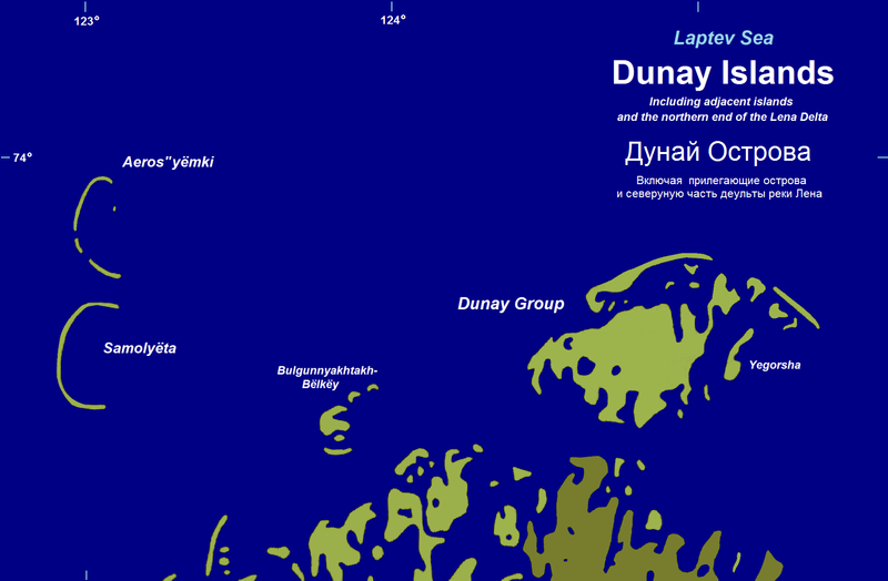 Острова Дунай на карте