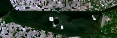 Спутниковый снимок острова Эйсселога