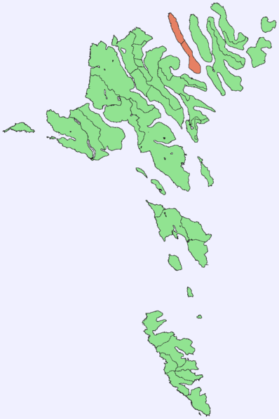 Остров Кальсой на карте