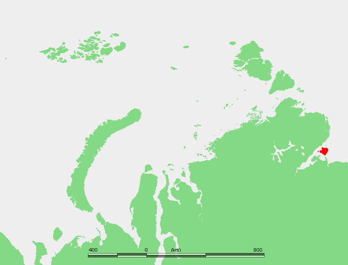 Остров Большой Бегичев на карте