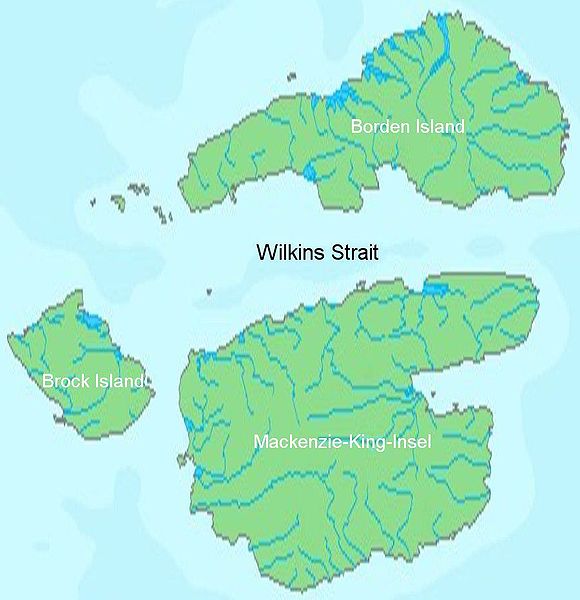 Остров Маккензи-Кинг на карте