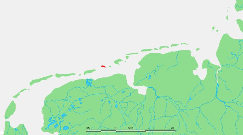 Остров Роттюмерплат на карте