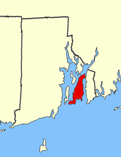 Остров Род-Айленд на карте