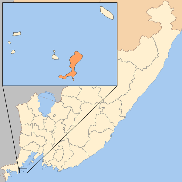 Остров Большой Пелис на карте