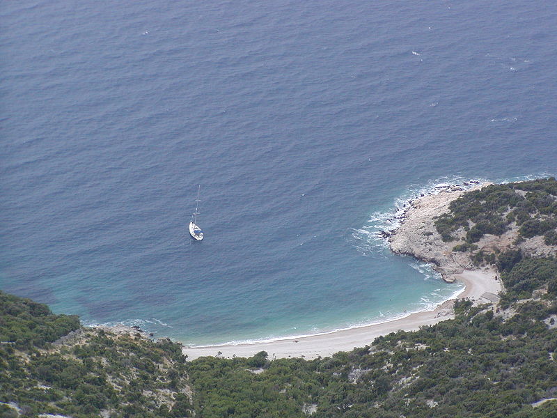 Пляж в Лубенице на острове Црес