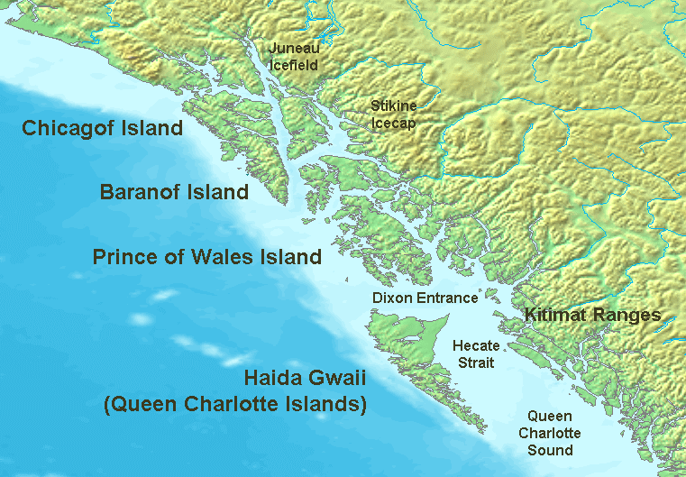 Расположение острова Чичагова на карте