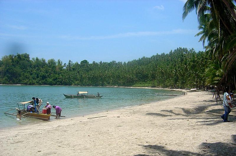Пляж Панапукан на острове Самар