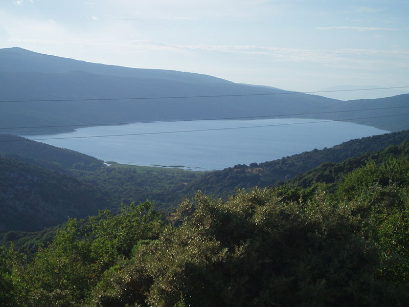 Вранско озеро на острове Црес
