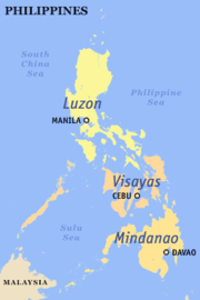 Деление Филиппин на три островные группы