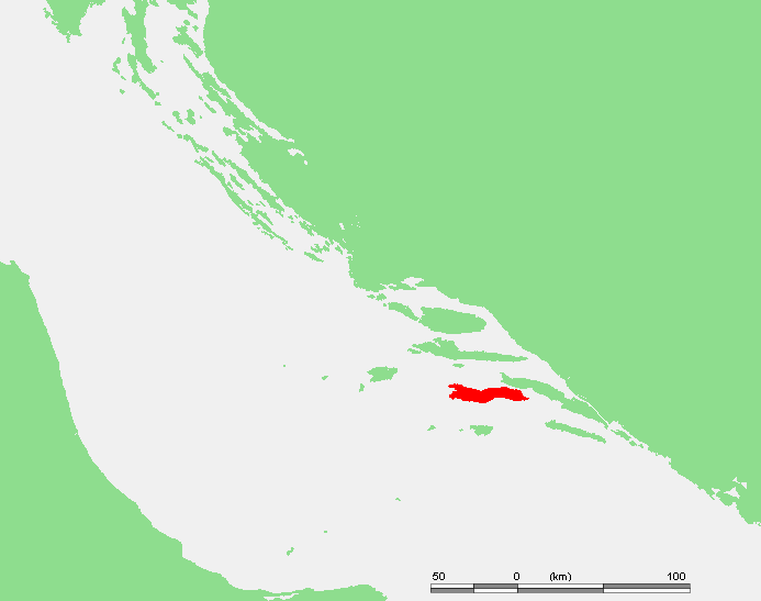 Остров Корчула на карте