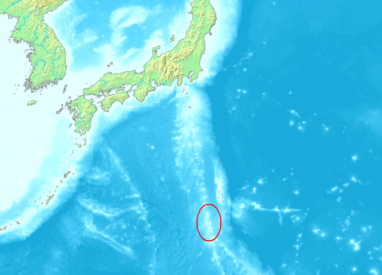 Острова Кадзан на карте