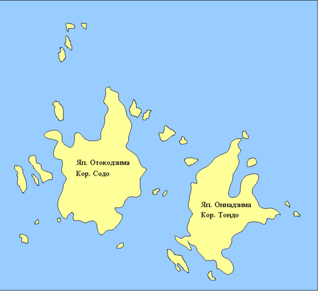 Острова Лианкур на карте