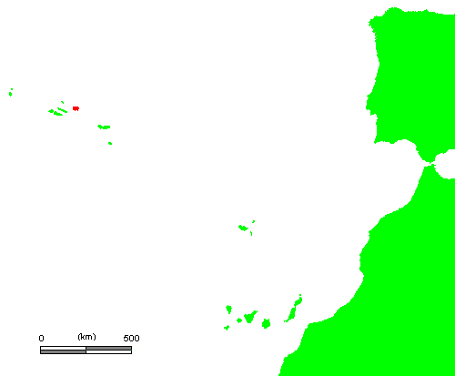 Остров Терсейра на карте