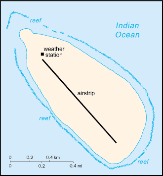 Остров Тромелин на карте