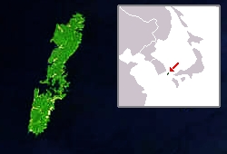 Остров Цусима на карте