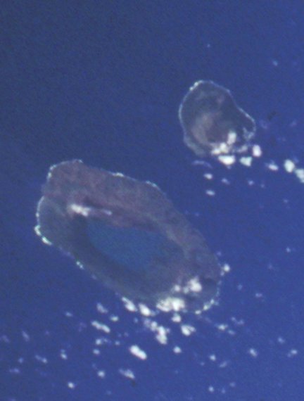 Снимок из космоса островов Кая