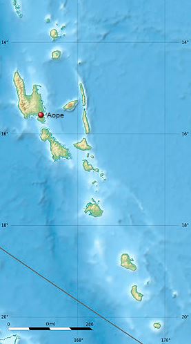 Остров Аоре на карте