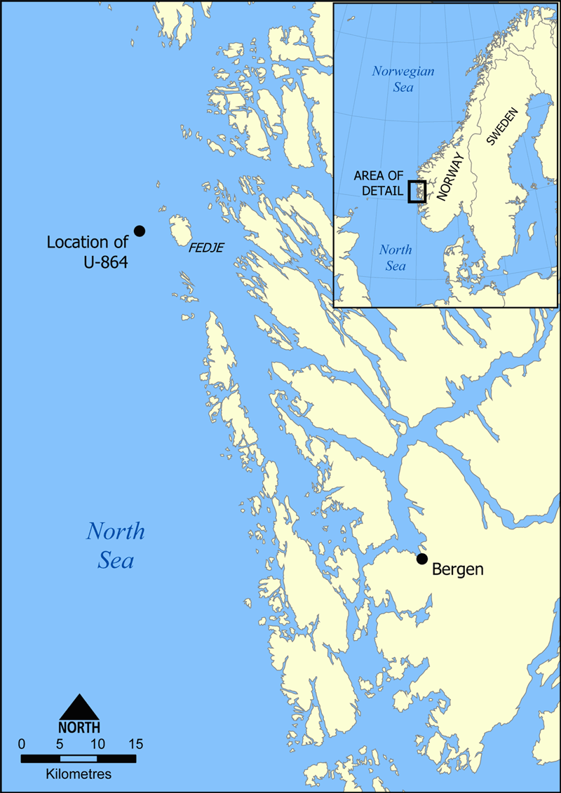 Остров Фэде на карте