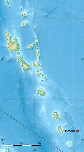Остров Футуна на карте