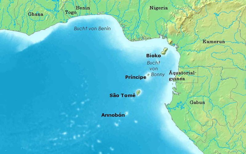 Остров Принсипи в Гвинейском заливе