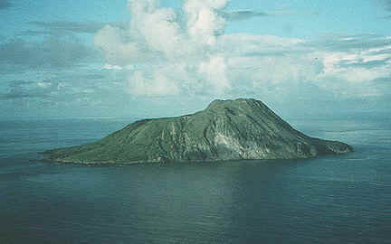 Остров Сариган в Тихом океане