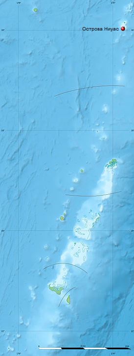 Острова Ниуас на карте
