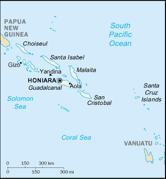 Соломоновы острова в Тихом океане