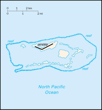 Карта атолла Пальмира