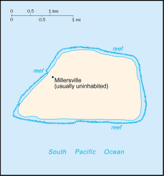 Карта острова Джарвис