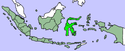 Остров Сулавеси на карте мира
