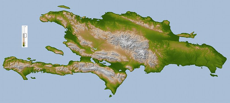 Остров Гаити на карте мира