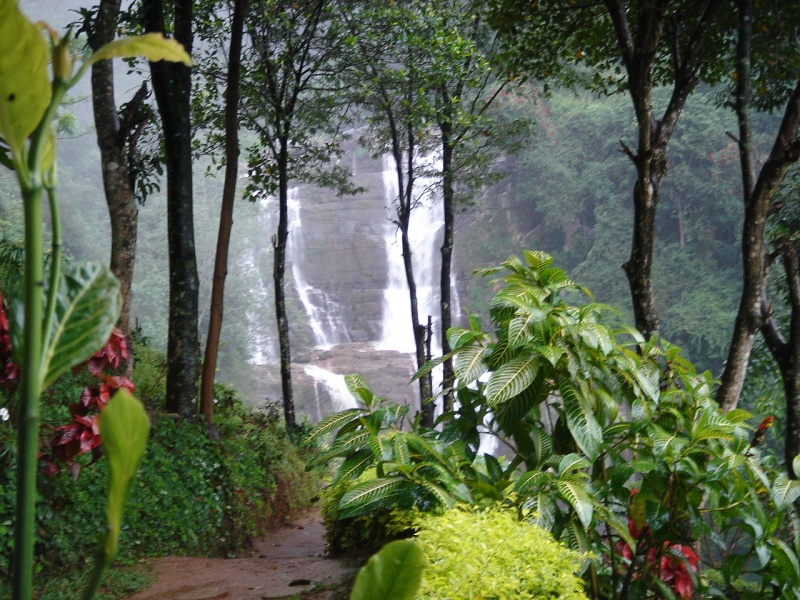 Водопад на острове Шри-Ланка